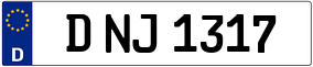 Truck License Plate